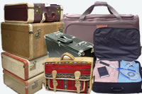 Luggages prepared and packed for shipping from Leeds to all worldwide destinations